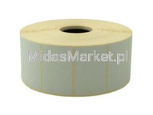Etykiety termotransferowe papierowe 40x25/2000 