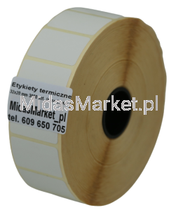 Etykiety termiczne 32x20/3000 