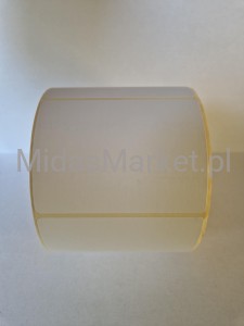Etykiety termiczne 80x60 mm klej odlepny 1000 etykiet  gilza 25mm 